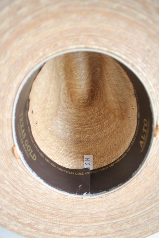 Vintage Western Palm Woven Ranger Cowboy Hat Selected By Moons + Junes Vintage #3