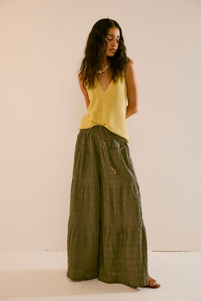 Free People Paradise Crop Linen Pants