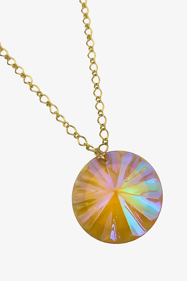 1980s Vintage Iridescent Necklace Selected by BusyLady Baca 1980s Vintage Iridescent Necklace Selected by BusyLady Baca