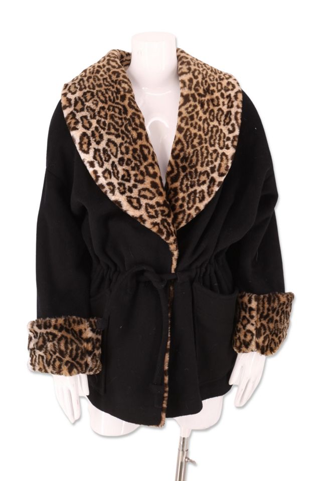 Vintage leopard shop coat for sale