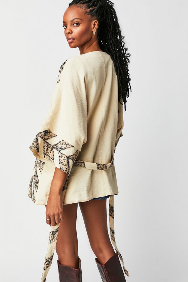Veste enveloppante douce Thimbleweed #1