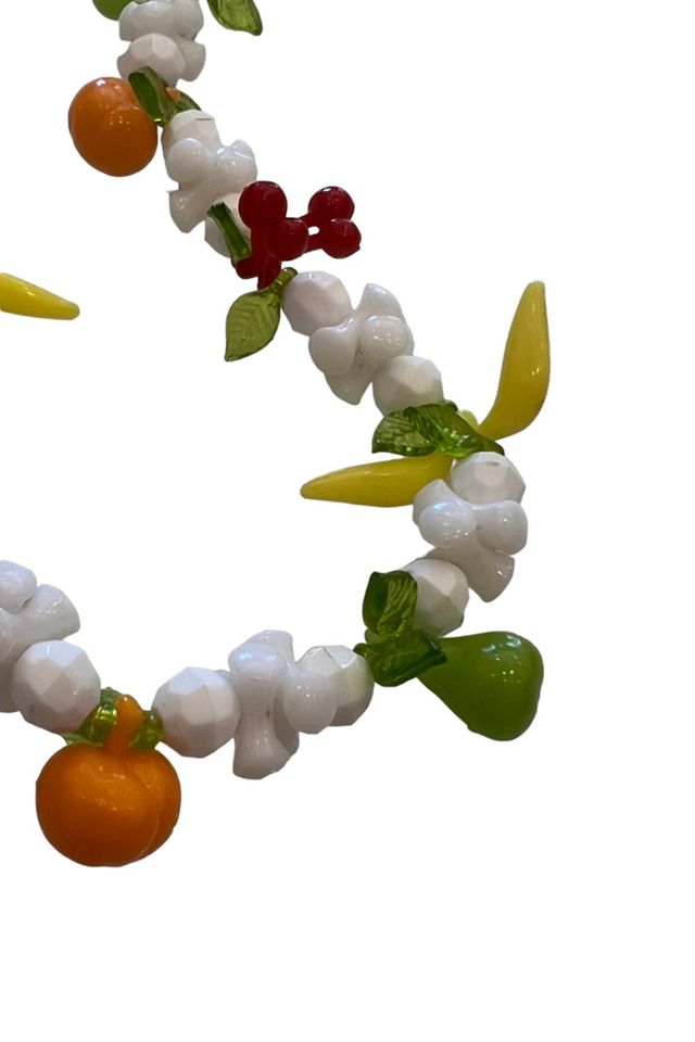 Vintage 1960s Plastic Fruit Necklace Selected by Personal Choice Free