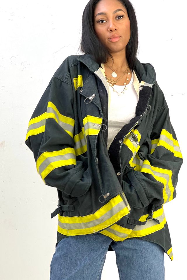 Vintage Midnight Fire Fighter Jacket Selected by Anna Corinna