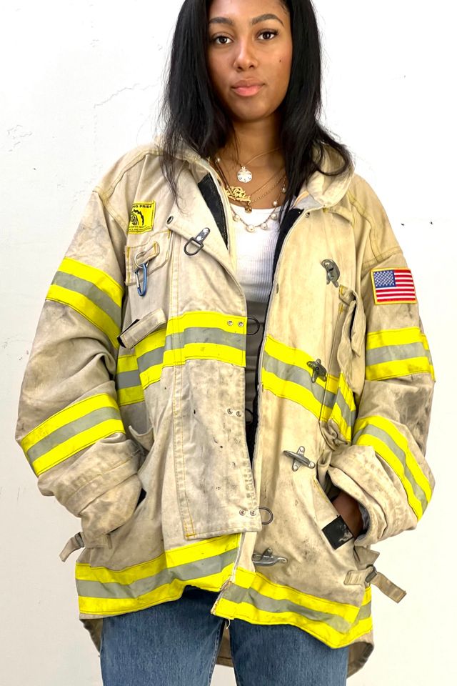 Vintage Blanco Fire Fighter Jacket Selected by Anna Corinna