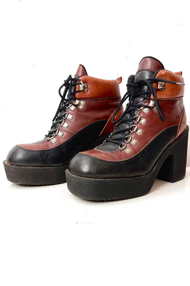 Vintage 9 and Co Leather Booties Selected by Anna Corinna #1