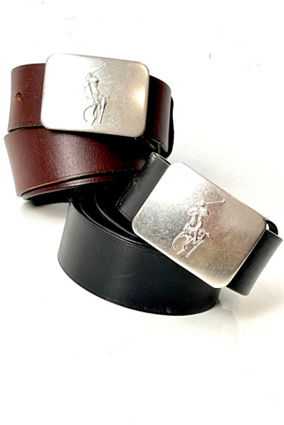 Vintage Polo Ralph Lauren Leather Belt Selected by Anna  display picture 3