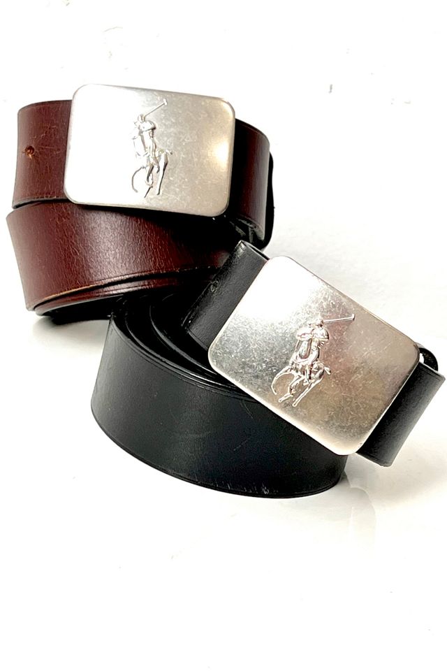 Vintage Polo Ralph Lauren Leather Belt Selected by Anna Corinna