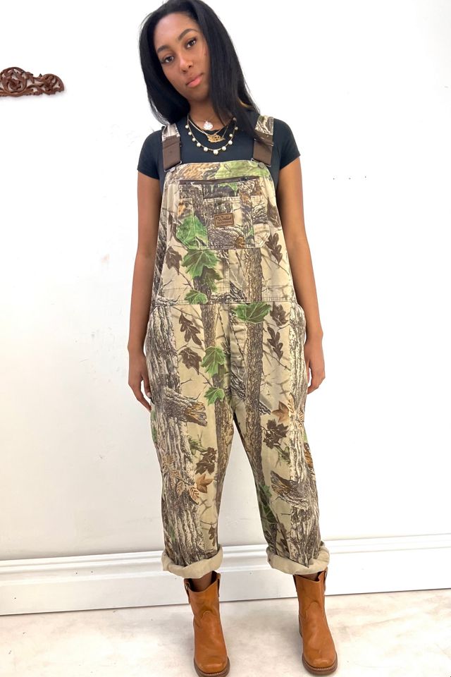 Vintage Walls Camo Flannel Overalls Selected by Anna Corinna