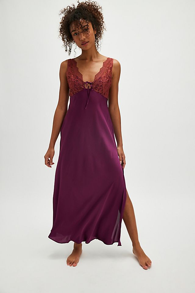 free people slip dress Women's Adella Dress, Rose, Pink, XS at Amazon Women's Clothing store this feminine tunic features a square neckline Suddenly Fine Maxi Slip Dress