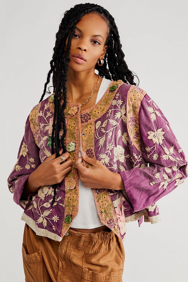 Free people shop linen jacket