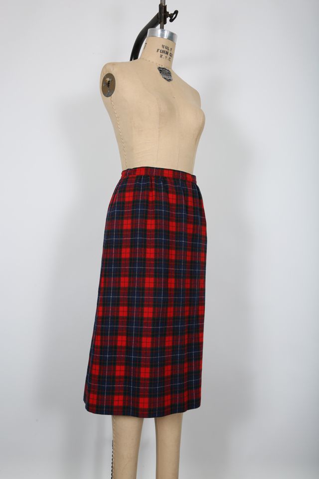 Vintage Pendleton Wool Plaid Skirt Selected by Love Rocks Vintage ...