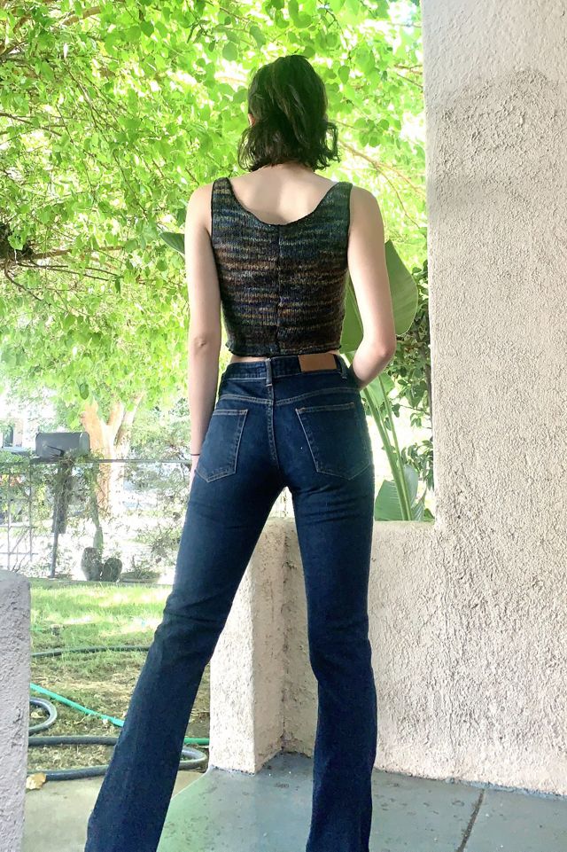 Acne Studios Dark Wash Medium Rise Straight Leg Jeans Selected by The Curatorial Dept. #1