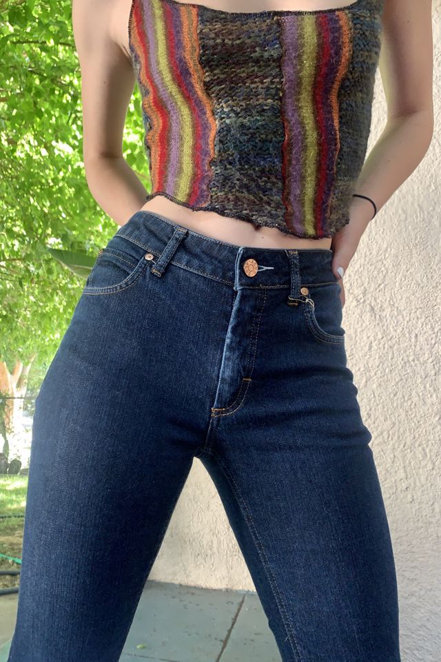 Acne Studios Dark Wash Medium Rise Straight Leg Jeans Selected by The Curatorial Dept. #2