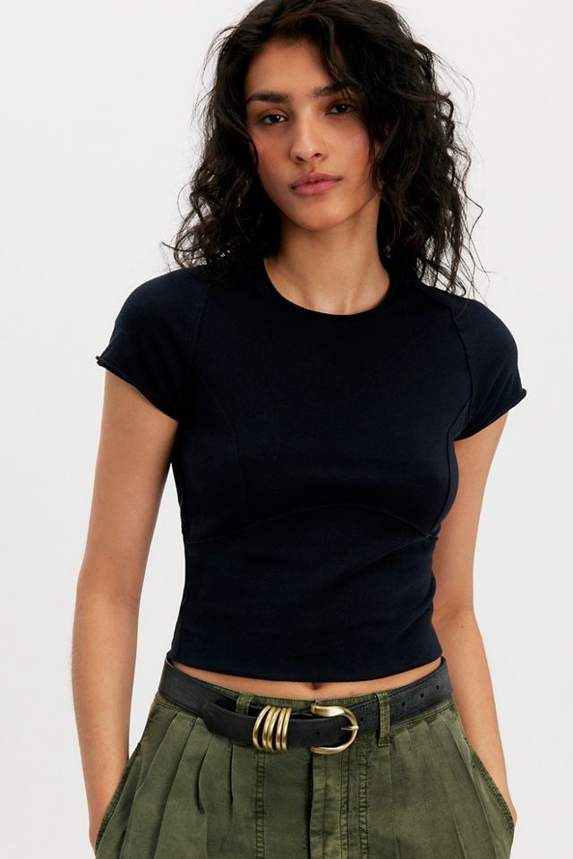 We The Free Protagonist Cropped Cap Sleeve Tee #3