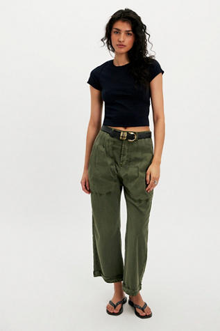 Женская футболка We The Free Protagonist Cropped Cap Sleeve, цвет: Чёрный — фото 5