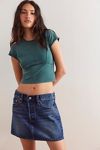 We The Free Protagonist Cropped Cap Sleeve Tee