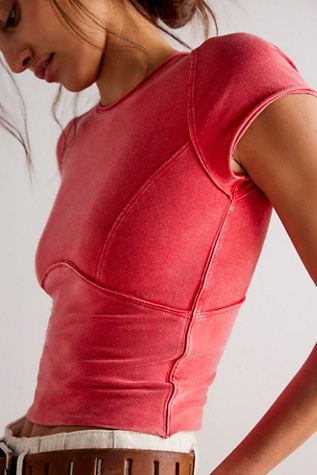 フリーピープル Free People Layer It オン Me レディース シャツ トップス Red Combo Red Going Out Tops | Free People