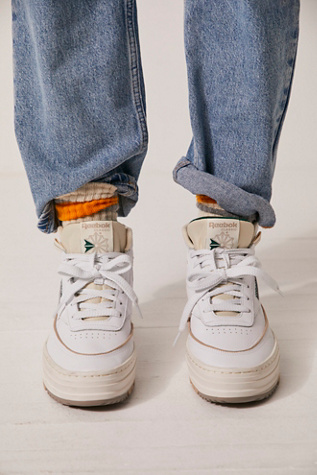 reebok club c geo mid outfit