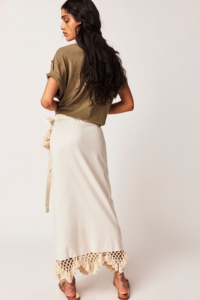 Cotton Wrap Tassel Sarong #1