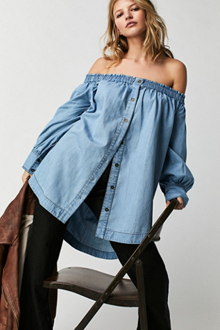 Tunique à Volants Free People – Taille L, Couleur Ivoire – Neuf Avec étiquettes