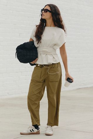 Fly By Night Pants by FP Movement at Free People, Oregano, S
