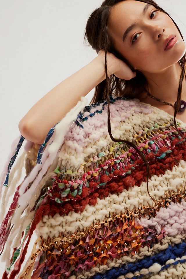Knit Collage Sonora Poncho #2