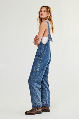 Free People Factory Flare Overalls - 67937680