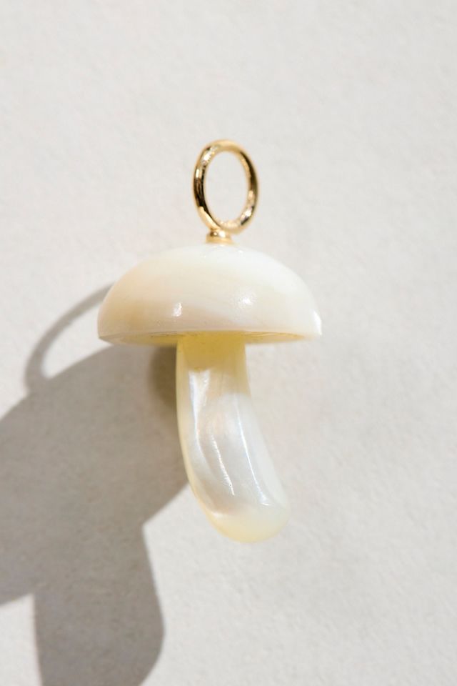 Maura Green Mushroom Charm #1