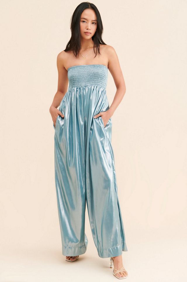 Free people cheap strapless jumpsuit