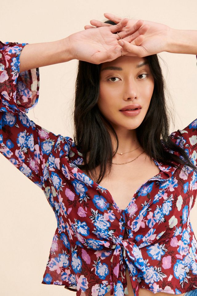 Maybel Floral Blouse | Free People