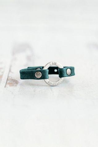 Giving Bracelets Brushed Silver I Am Abundant Mantra Bracelet