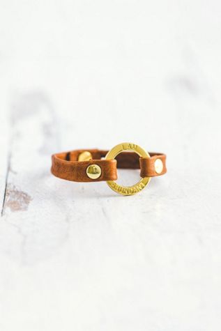 Giving Bracelets Gold I Am Abundant Mantra Bracelet