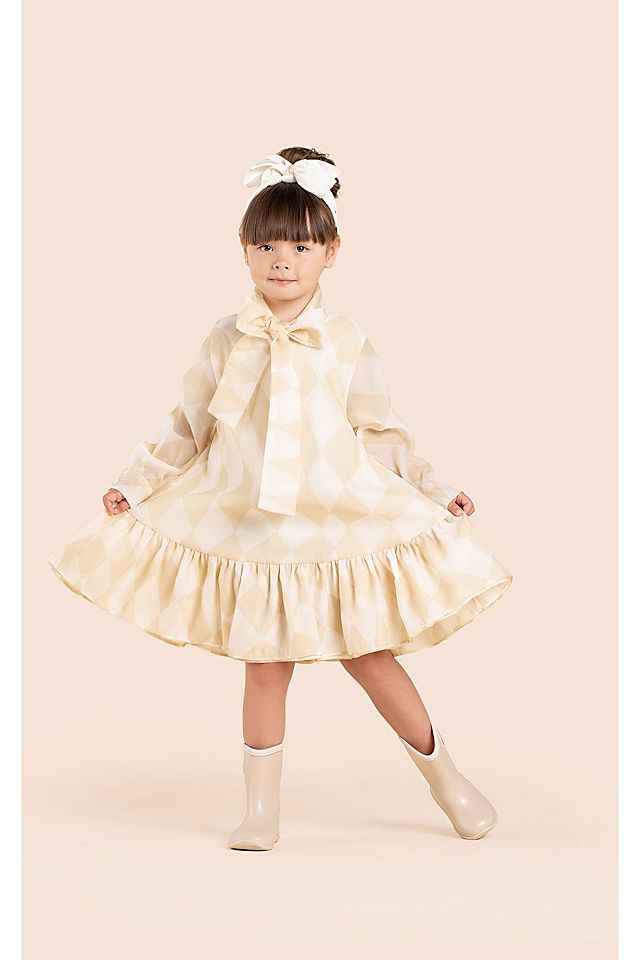 OMAMImini Girls Special Occasion Dress with a Bow | Free People