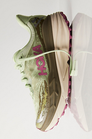 HOKA Stinson ATR 7 Sneakers at FP Movement, Seed Green/Beet Root, US 7