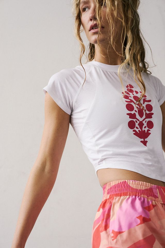 Tempo On Repeat Logo Short-Sleeve Tee | Free People