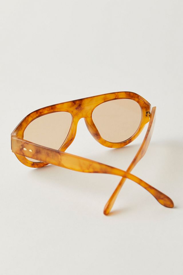Cruise Oversized Aviator Sunglasses Free People