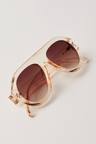 Free People Cruise Oversized Aviator Sunglasses | The Summit display picture 1
