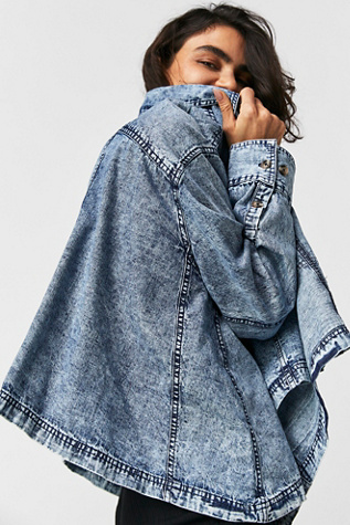 We The Free Back To You Denim Top | Free People