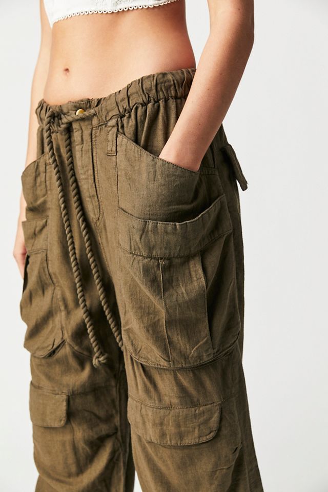 Free people best sale cropped pants