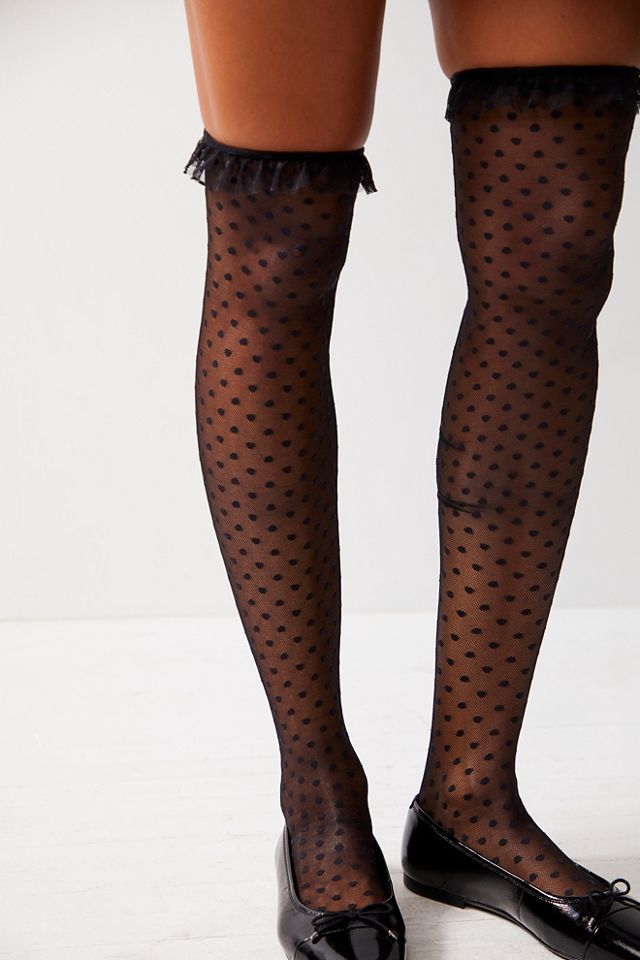 Only Hearts Over-the-Knee Ruffle Socks | Free People