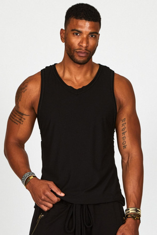 One Golden Thread Tree Tank Top at Free People in Black, Size: L