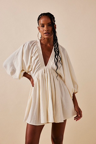 For The Moment Mini by free-est at Free People in Ivory, Size: Large