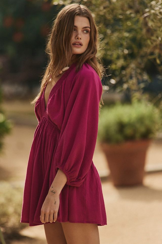 For The Moment Mini Dress | Long Sleeve Dress | Free People