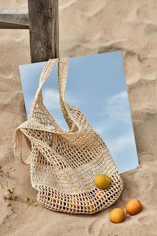 Sunrise Straw Tote