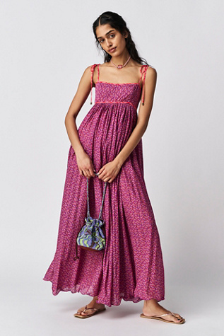 Free people store lavender midi dress