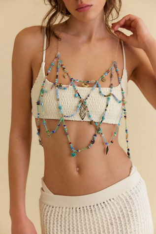 All Day Dream Body Chain by Ariana Ost at Free People in Blue