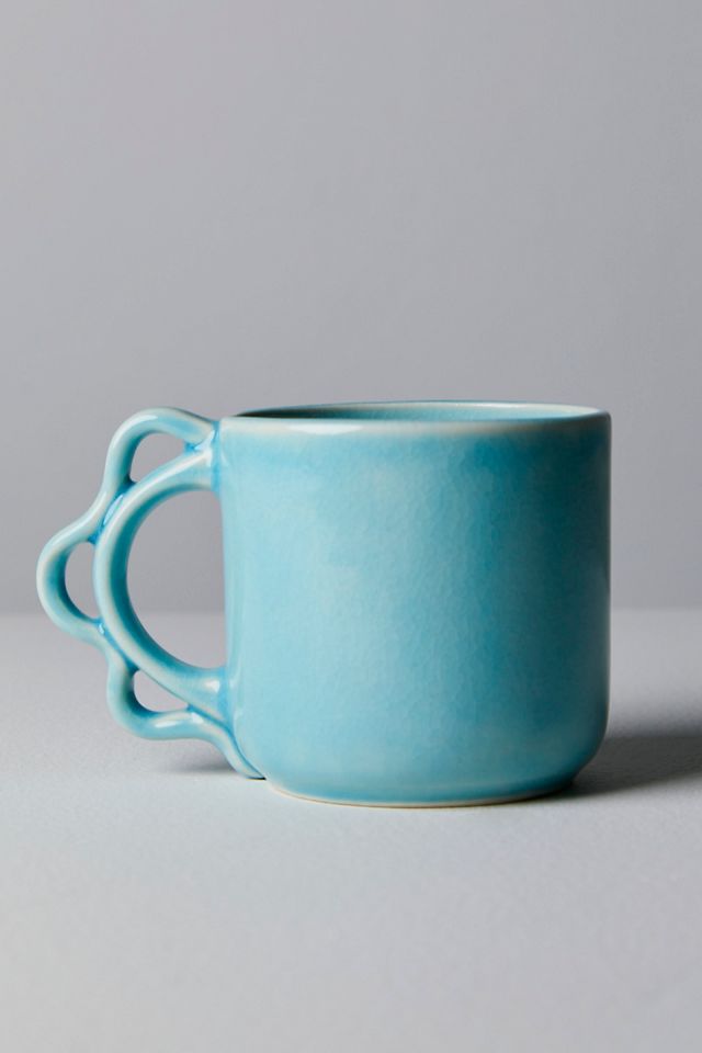 Tasse à poignée ondulée Juice Ceramics #1