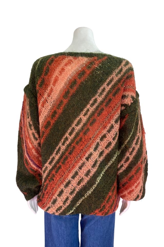 1980s Vintage Handknit Mohair Knit Sweater Selected by BusyLady Baca & The Goods #3