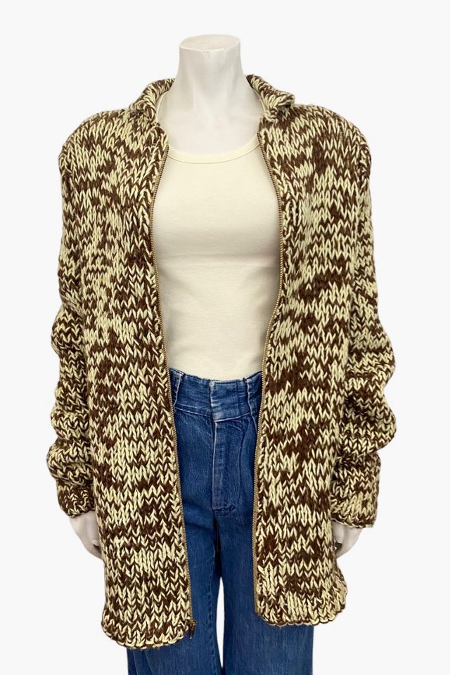 1970s Vintage Handknit Zipper Sweater Selected by BusyLady Baca & The Goods #2