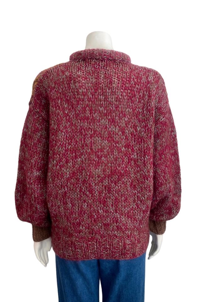1980s Vintage Hand-knit Mock Neck Sweater Selected by BusyLady Baca & The Goods #3